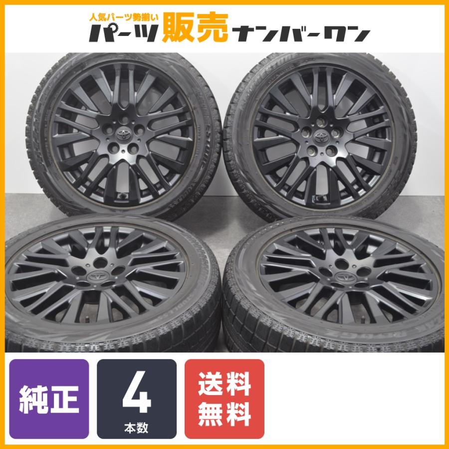ブラックペイント カスタム】トヨタ 30 アルファード 純正 18in 7.5J +