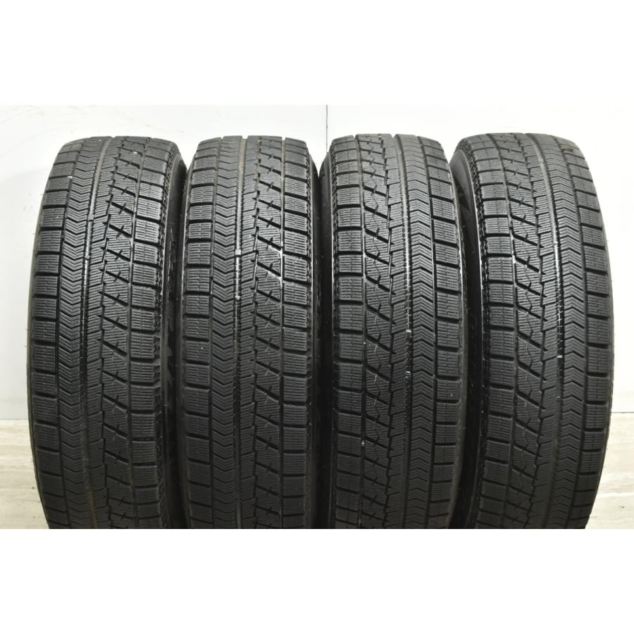 【バリ溝 美品】レーシングフォース 14in 5.5J +50 PCD100 ブリヂストン ブリザック VRX 185/70R14 フィールダー ヤリス ノート フィット｜parts-hanbai-no1｜08