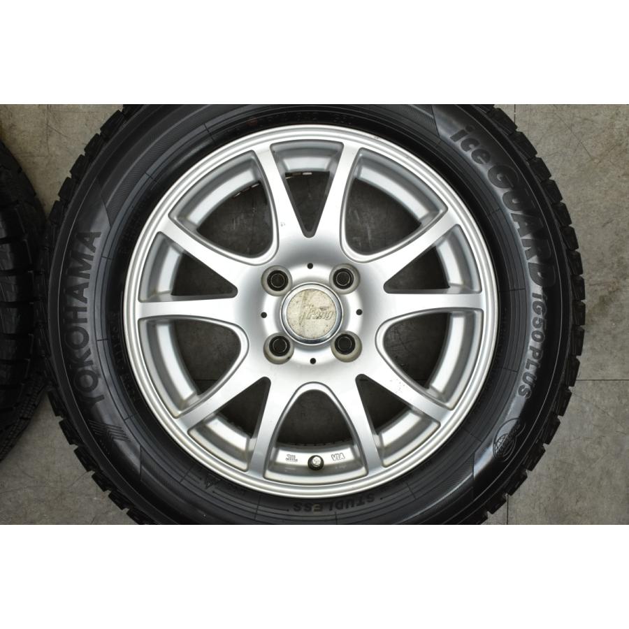 【送料無料】ファング 14in 5.5J +38 PCD100 4穴 ヨコハマ アイスガード iG50+ 175/70R14 アクア カローラフィールダー フィット マーチ｜parts-hanbai-no1｜03