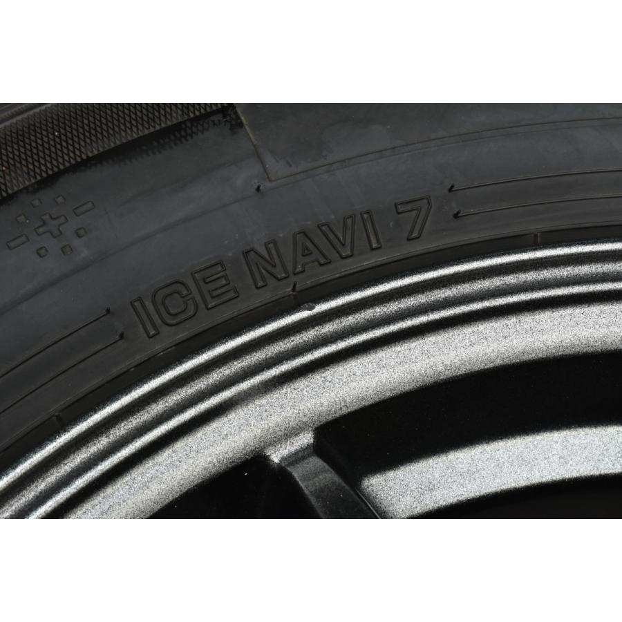 【バリ溝】DOS 15in 6J +45 PCD100 グッドイヤー アイスナビ7 195/65R15 プリウス カローラツーリング スポーツ ウィッシュ インプレッサ｜parts-hanbai-no1｜09