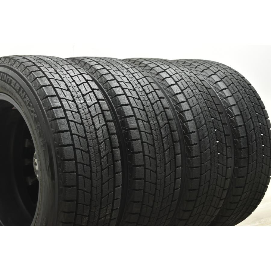 【バリ溝 美品】スマック 18in 8J +45 PCD114.3 ダンロップ ウィンターマックス SJ8+ 235/60R18 レクサス RX エクストレイル 即納可能｜parts-hanbai-no1｜07