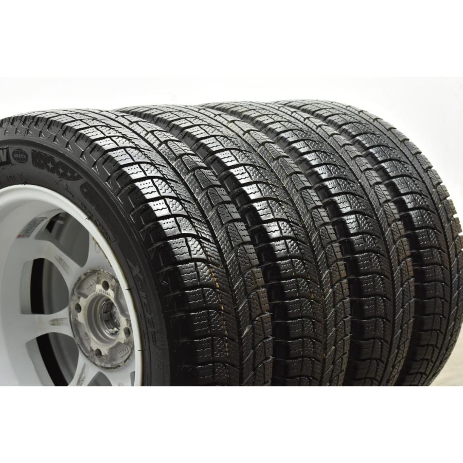 【バリ溝】レアマイスター 14in 4.5J +45 PCD100 ミシュラン X-ICE XI3 165/65R14 ルーミー タンク パッソ ソリオ トール 交換用 即納可能｜parts-hanbai-no1｜07