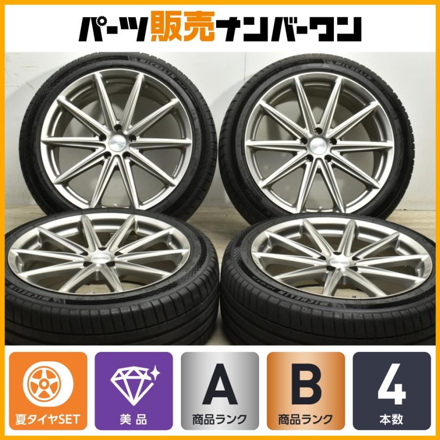 VOSSEN VFS-10 20インチホイールセット　265/30ZR20 人気 美品】VOSSEN VFS-10 20in 9J +45 PCD114.3 ミシュラン