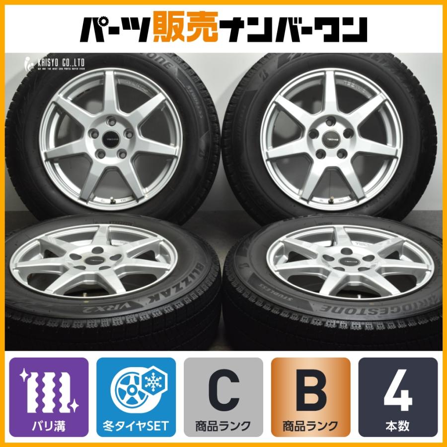 中古 TAS スタッドレスタイヤホイールセット 4本セット 16インチ 7J 