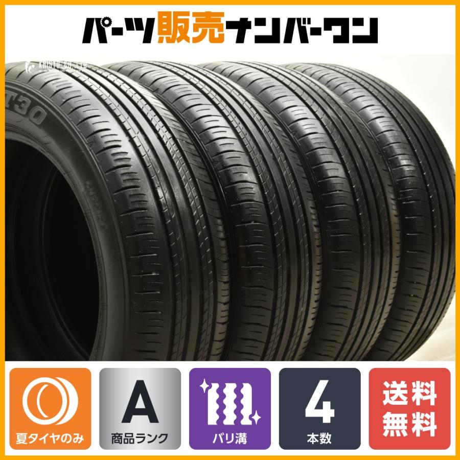 バリ溝 2024年製】ダンロップ グラントレック PT30 225/60R18 4本 