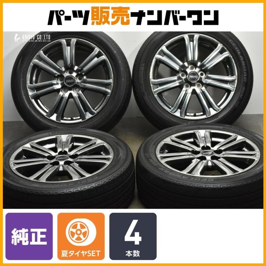 R112) MITSUBISHI 三菱 純正アルミホイール デリカ D5 225/55R18 98H 2016 J18X7 CEOLANDAR A/T-S デリカD5 純正 ホイール サマー 4本 225/55R18 18×7J 5ミリ 5穴 +38