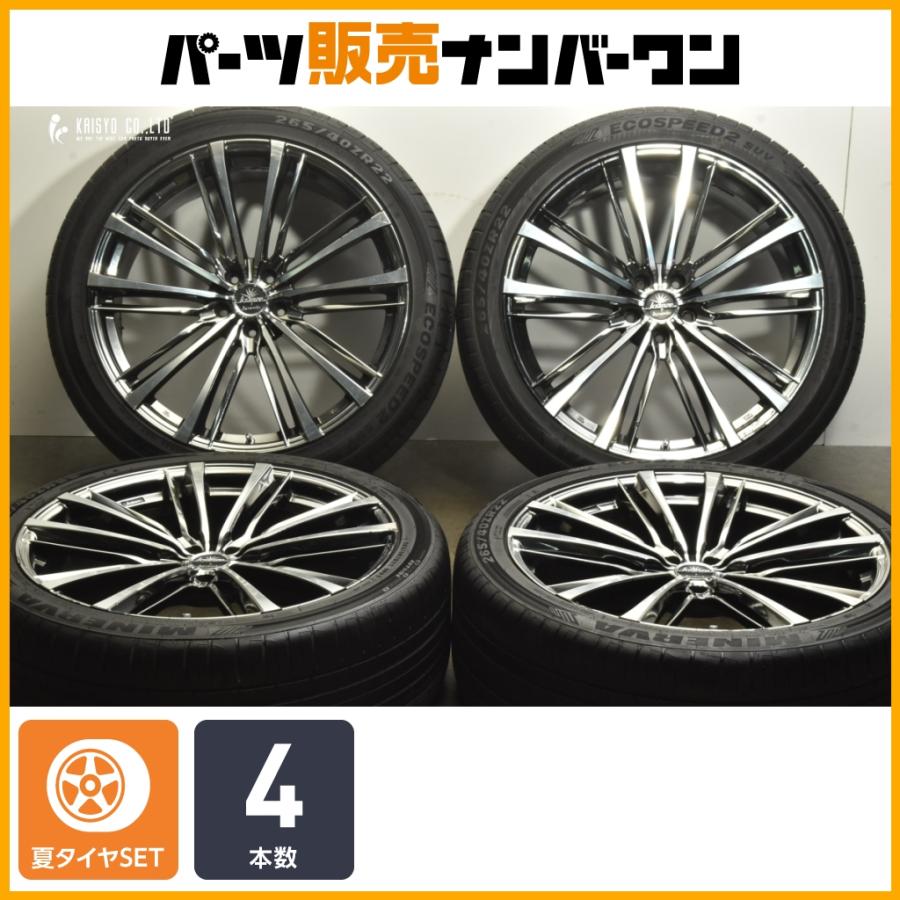 人気ホイール】クレンツェ アクエルド 774EVO 22in 9J +35 PCD114.3