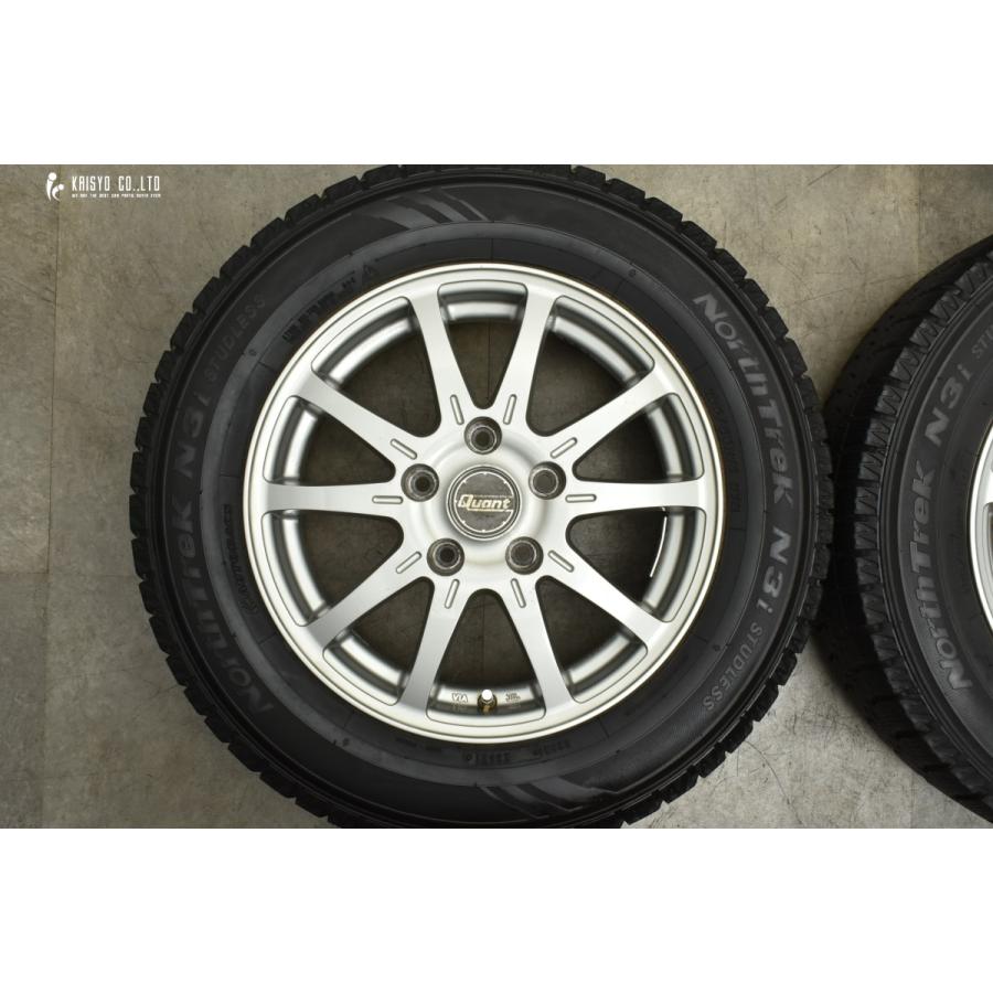 交換用に】 QUANT 15in 6J+43 PCD114.3 ノーストレック N3i 195/65R15
