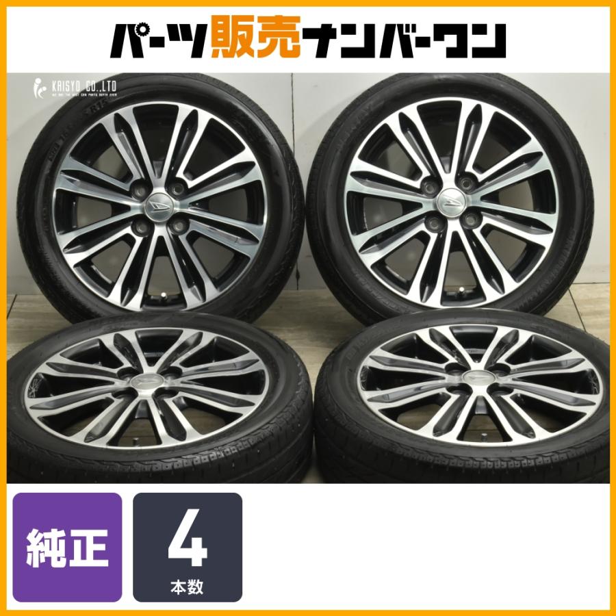 良好ホイール】ダイハツ タント カスタム 純正 15in 4.5J +45 PCD100