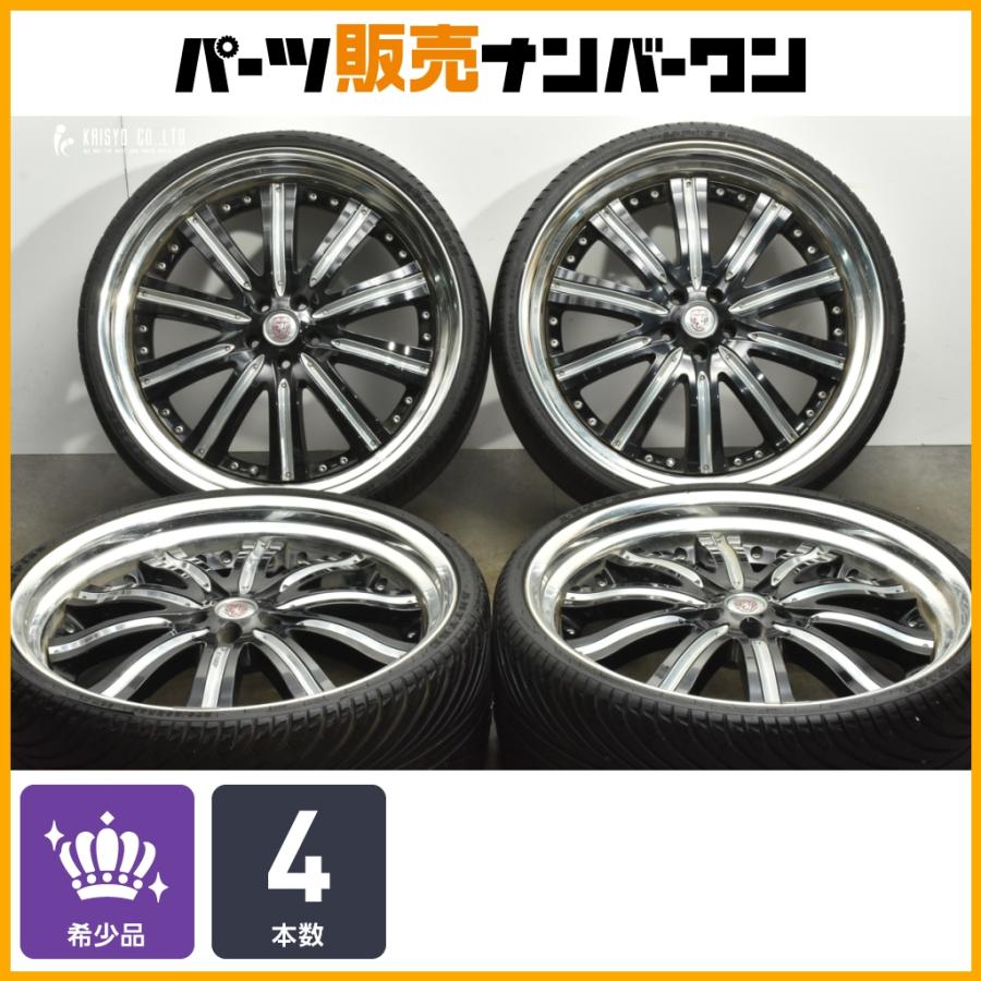 CLUB LINEA 19インチ ホイールセット 希少サイズ】クラブリネア L368 KING LABEL 24in 9.5J +37 PCD114.3