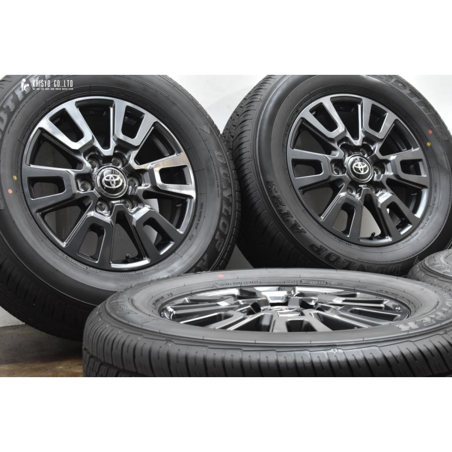 ランクル250 VX 新車外し 純正ホイールDUNLOPグラントレック4本