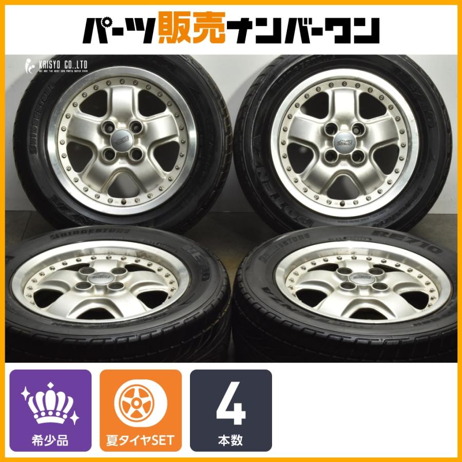 ジャンク　ピッチ20台 希少 当時物】無限 MUGEN MR-5 14in 6J +38 PCD100 ブリヂストン