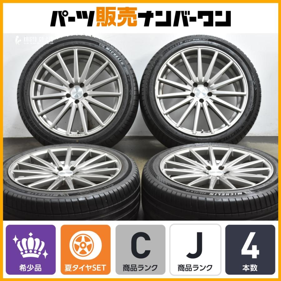 車のパーツ VOSSEN     20in ミシュラン（MICHELIN） 【希少】Vossen VFS-2 20in 9J +40 PCD108