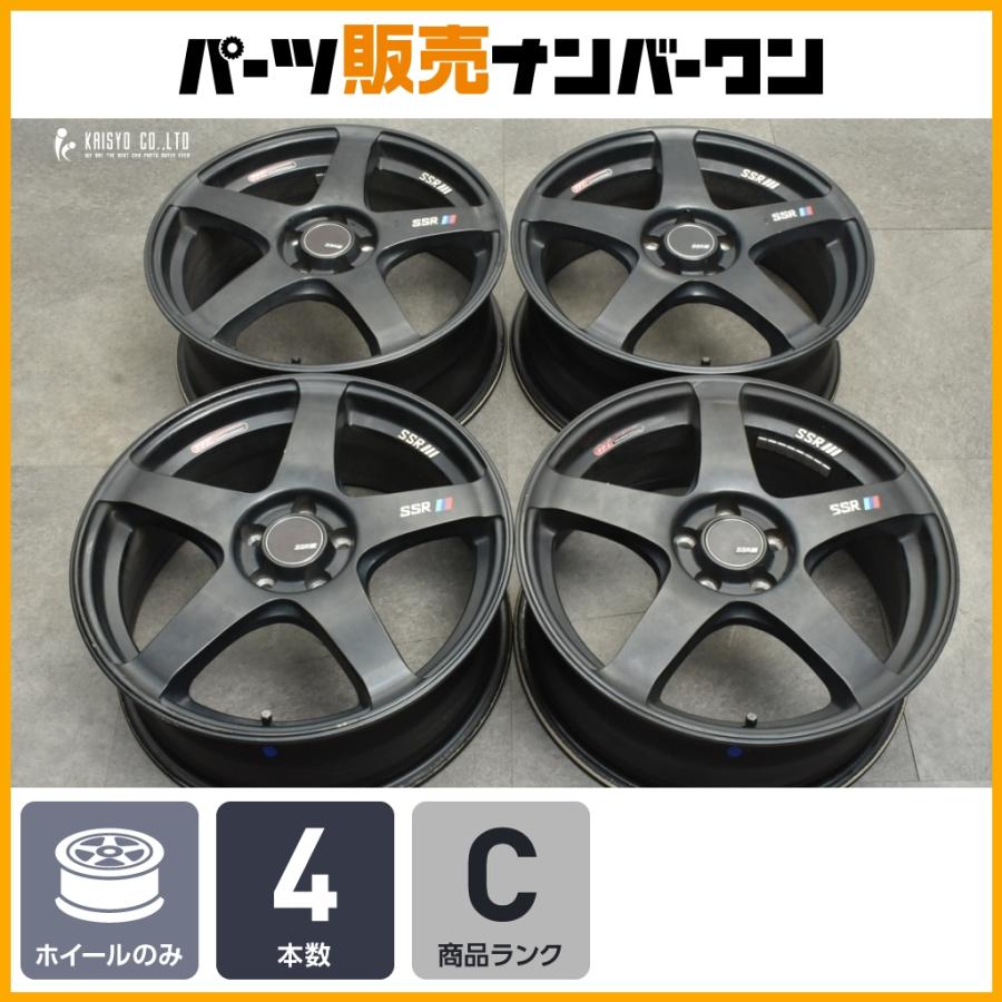 人気ホイール】SSR GTV01 17in 7J +50 PCD100 4本セット プリウス 86