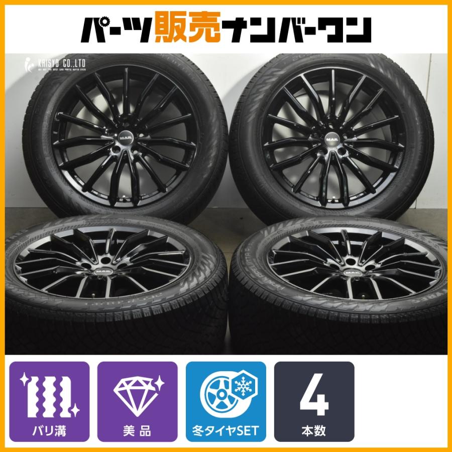ノキアン　ハッカペリッタR5 純正ホイールセット バリ溝 美品】 MAK RAPP 19in 9J +38 PCD112 ノキアン ハッカペリッタ