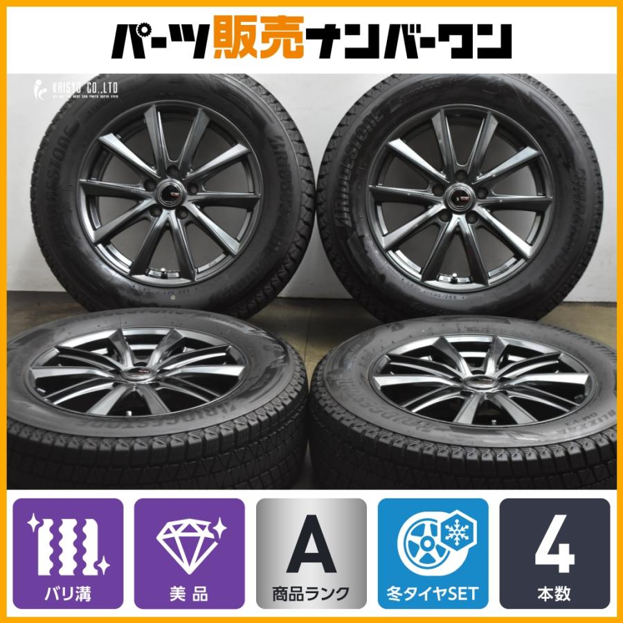 BRIDGESTONE（ブリヂストン） 【美品 バリ溝】ZACK 17in 7J+48 PCD114 