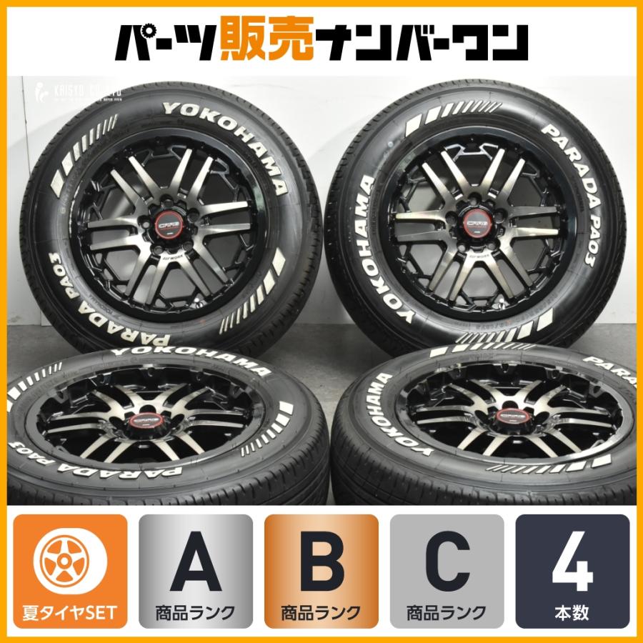WORK 【3本美品】WORK CRAG T-GRABIC III 16in 7J+38 PCD114.3 PARADA