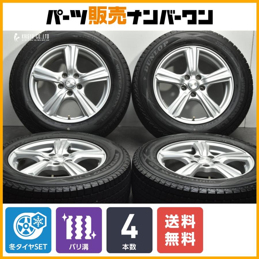 バリ溝】VIOLENTO 17in 7J +39 PCD114.3 ダンロップ ウインター