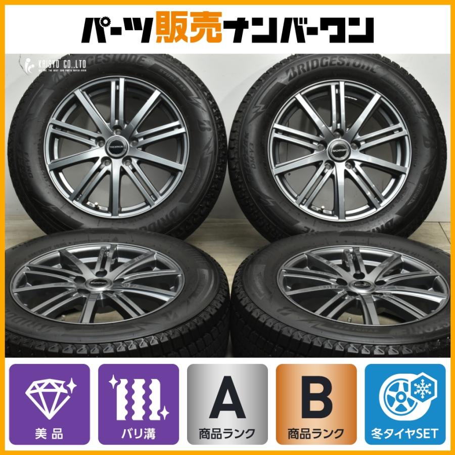 BRIDGESTONE（ブリヂストン） 【美品 バリ溝】バルミナ 17in 7J +38 