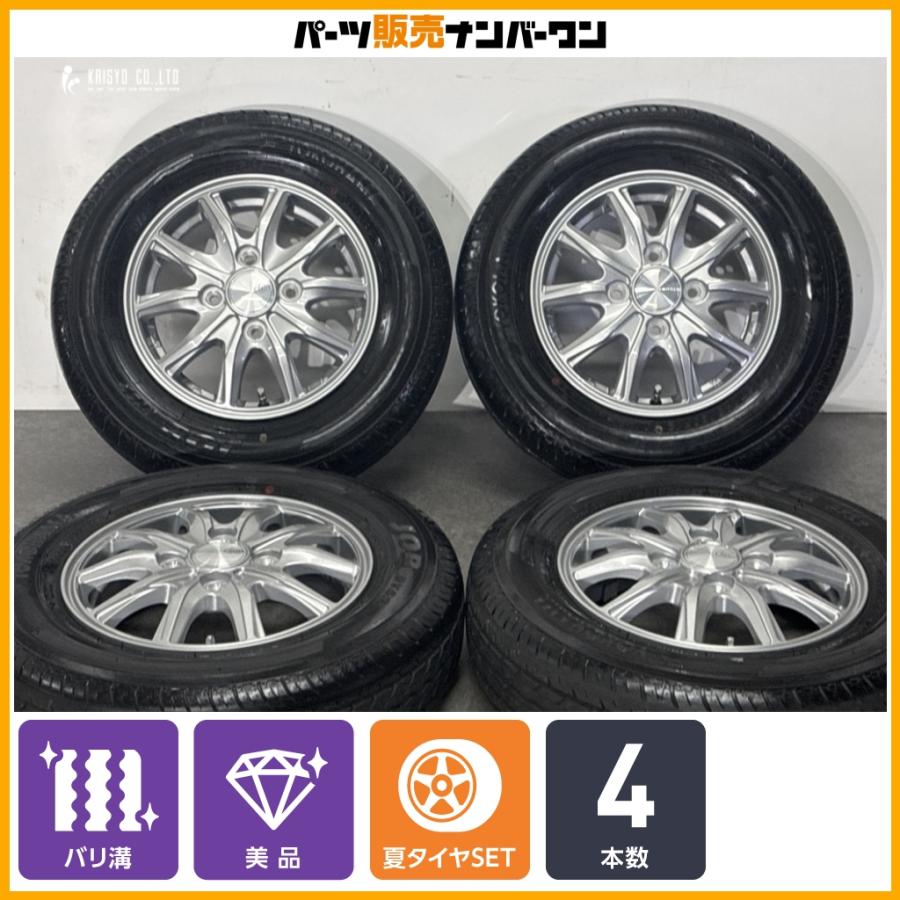 バリ溝 美品】CLAIRE 12in 3.5B +43 PCD100 ヨコハマ JOB RY52 145 