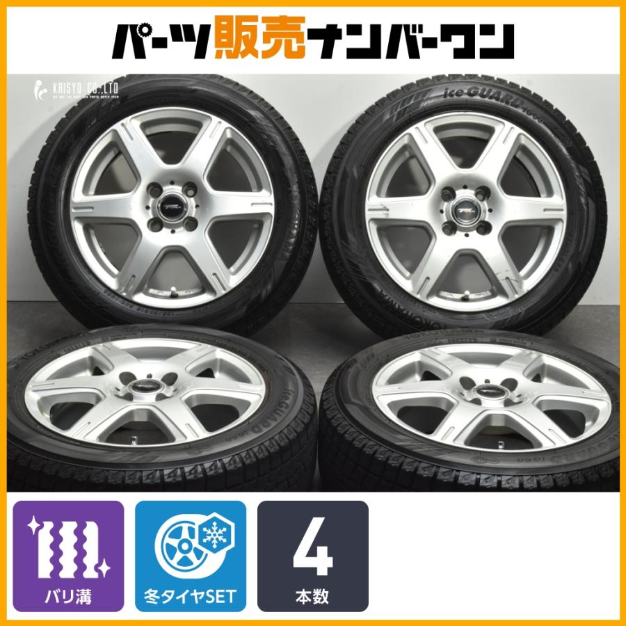 バリ溝 スタッドレス】トップラン 15in 6J +45 PCD100 ヨコハマ アイス 