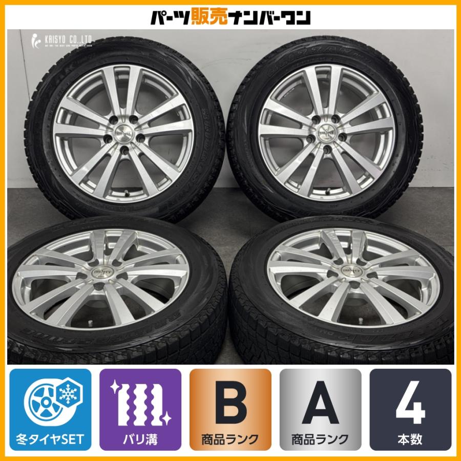 【アトム様分】 215/60R17 ブリヂストン 2021年製 バリ溝！ BRIDGESTONE（ブリヂストン） 【バリ溝】BuSter 17in 7J +42 PCD114.3
