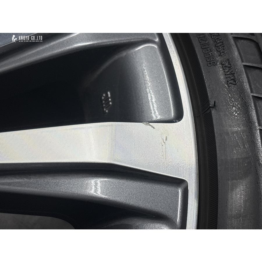 【バリ溝】レクサス LS500 純正 19in 8J +25 PCD120 ブリヂストン ブリザック RFT 245/50R19 LS500h スタッドレス ノイズリダクションの画像