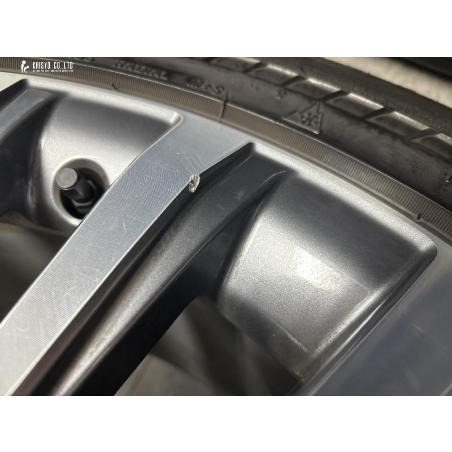 【バリ溝】レクサス LS500 純正 19in 8J +25 PCD120 ブリヂストン ブリザック RFT 245/50R19 LS500h スタッドレス ノイズリダクションの画像