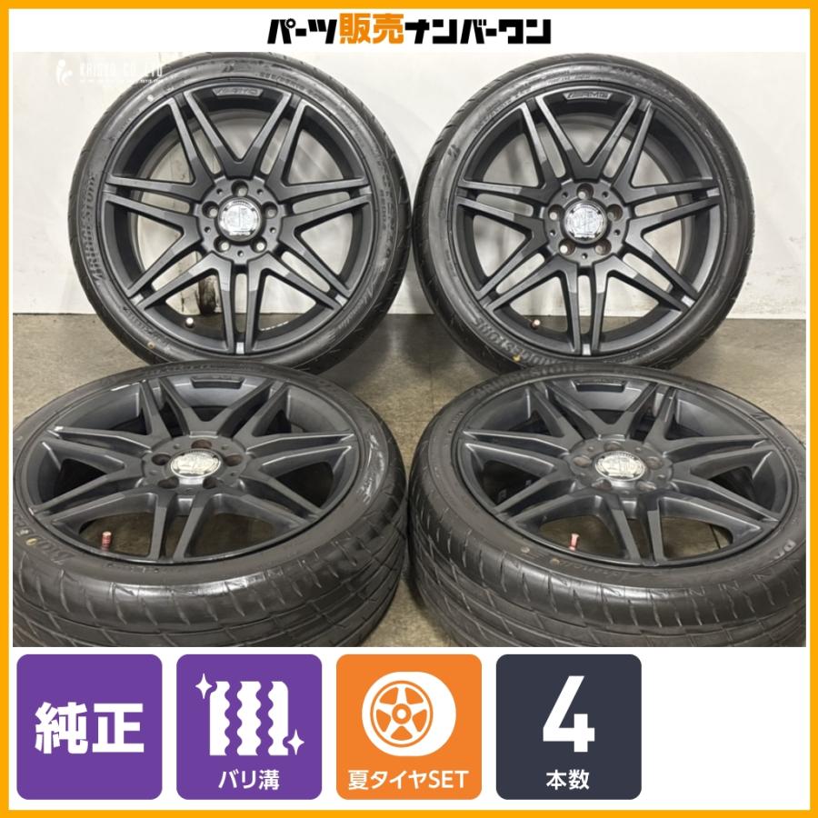 ブラックペイント品】メルセデスベンツ W204 Cクラス AMG 純正 18in