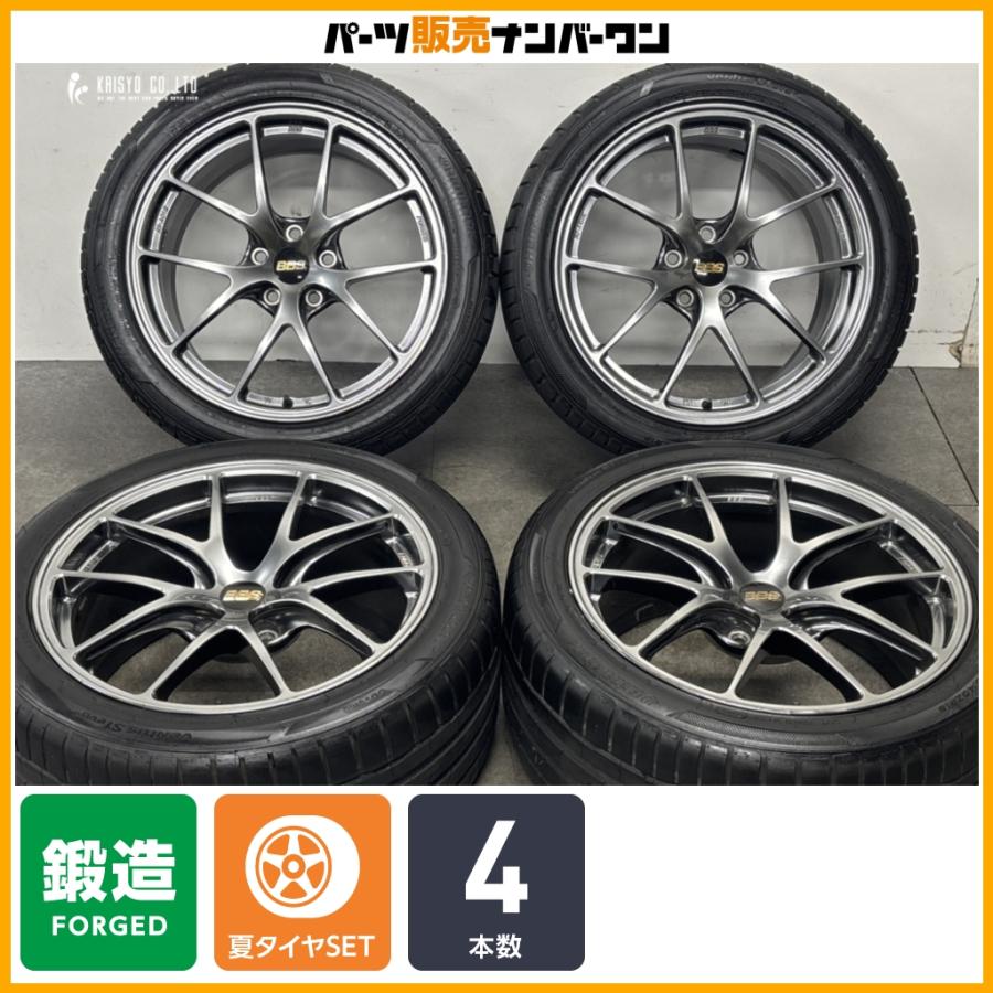BBS 【鍛造品】BBS RI-A 18in 9J +38 PCD112 ハンコック ベンタス S1