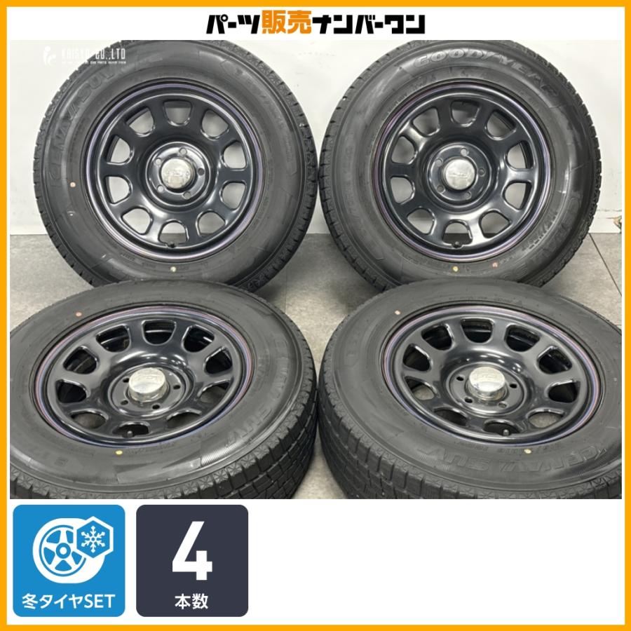 交換用に】デイトナ 16in 7J +45 PCD114.3 グッドイヤー アイスナビSUV 