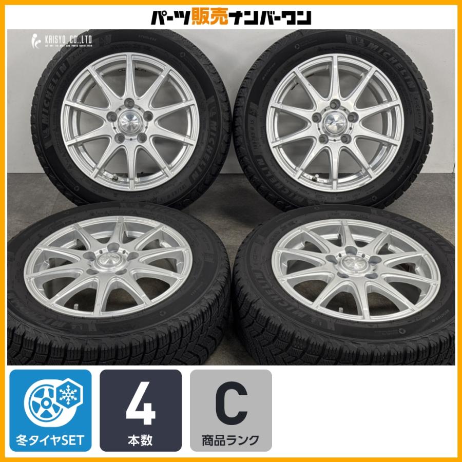 良好品】クレイト II 15in 6J +53 PCD114.3 ミシュラン X-ICE SNOW 185