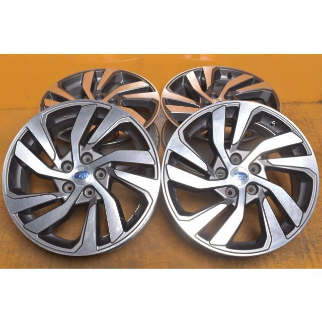中古 スバル,レヴォーグ ホイール 18×7.5J,+55,5穴,4本,114.3 : パーツ 