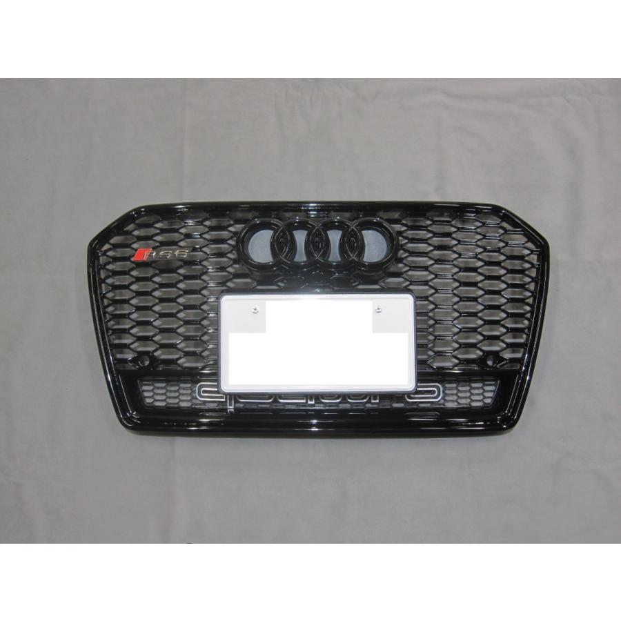 アウディA6 C7 4G系 後期 アバント セダン RS6 ルック ブラック 