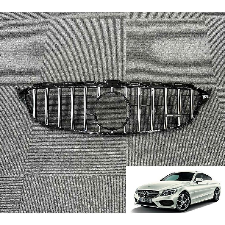 メルセデスベンツ Cクラスクーペ W5系 フロントグリル クロームストライプ パナメリカーナスタイル Gtr C45 Amg 社外品 Gl C5 Gtr パーツオンライン 通販 Yahoo ショッピング