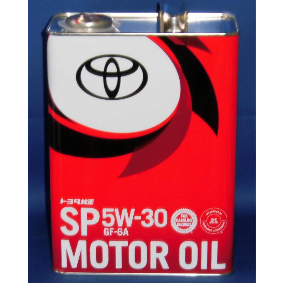 トヨタ（TOYOTA） トヨタ純正 エンジンオイル SP 5W−30 4L缶