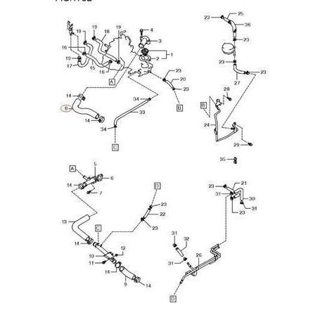 ジムニー ラジエーターインレットホース ジムニー（JA71−JA11