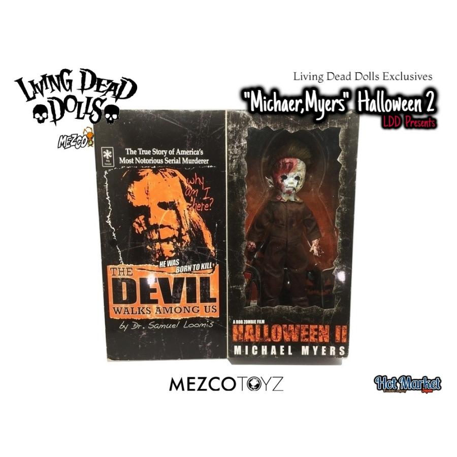 MEZCO　リビングデッドドールズ　Michael myers Halloween2 LDD Presents　LivingDeadDolls　ブギーマン　マイケルマイヤーズ　ホラー　ハロウィン　ドール　　｜parts758