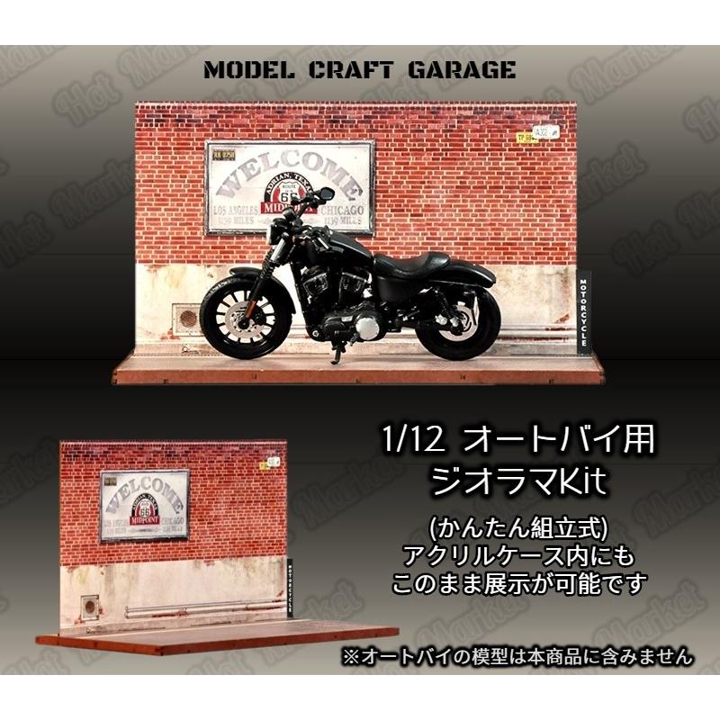 1/12 オートバイ用 ジオラマ背景キットE (Wall Street) 模型 1/12 オートバイ用 ジオラマ背景キットE (Wall Street) 模型