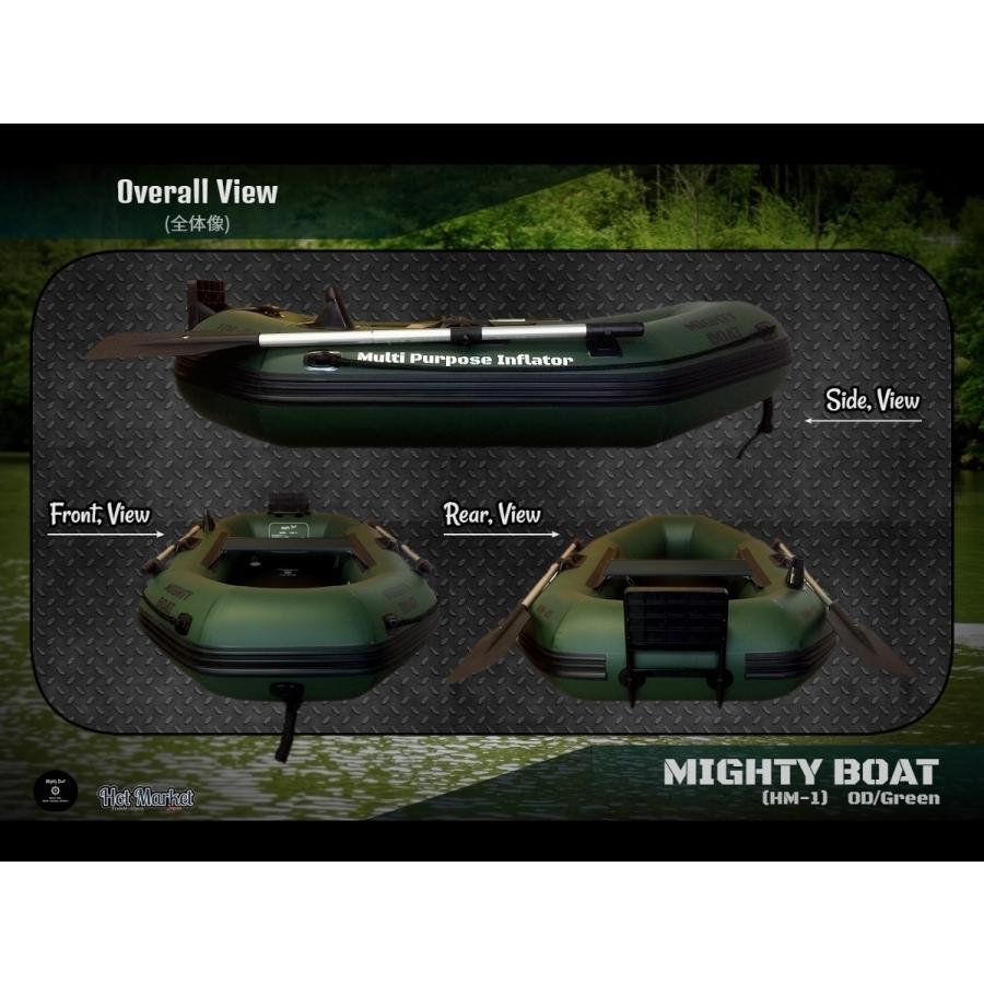 ゴムボート インフレーター Mighty Boat HM-1(OD/Green ゴムボート インフレーター Mighty Boat HM-1(OD/Green