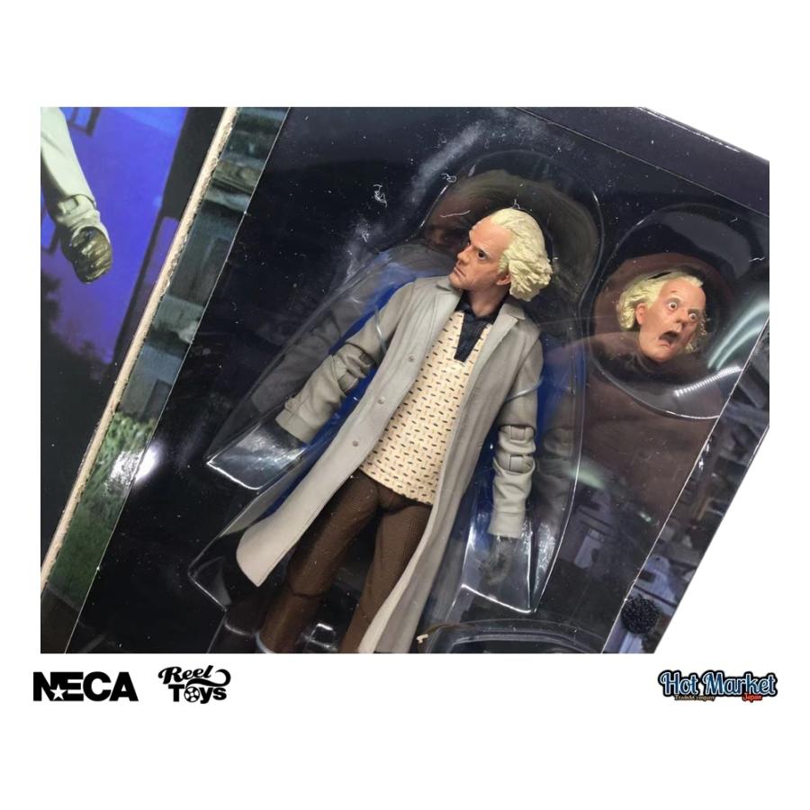 NECA 7インチ アクションフィギュア Dr.Emmet Brown Back to the