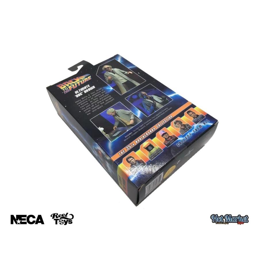 NECA 7インチ アクションフィギュア Dr.Emmet Brown Back to the