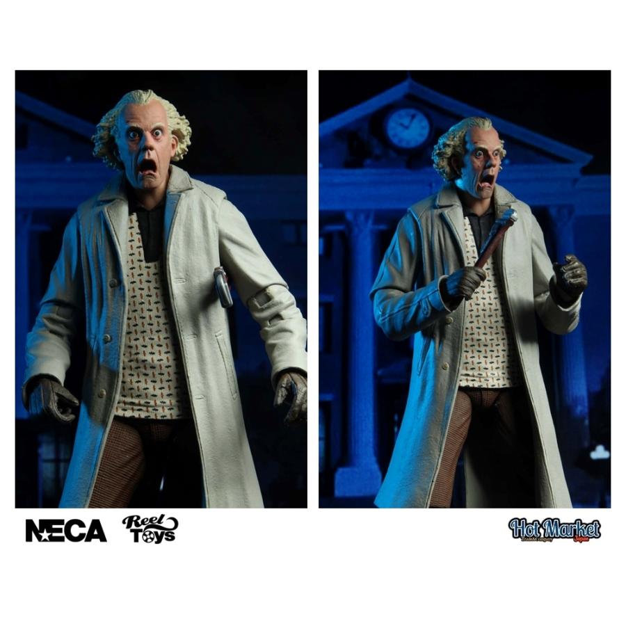NECA 7インチ アクションフィギュア Dr.Emmet Brown Back to the