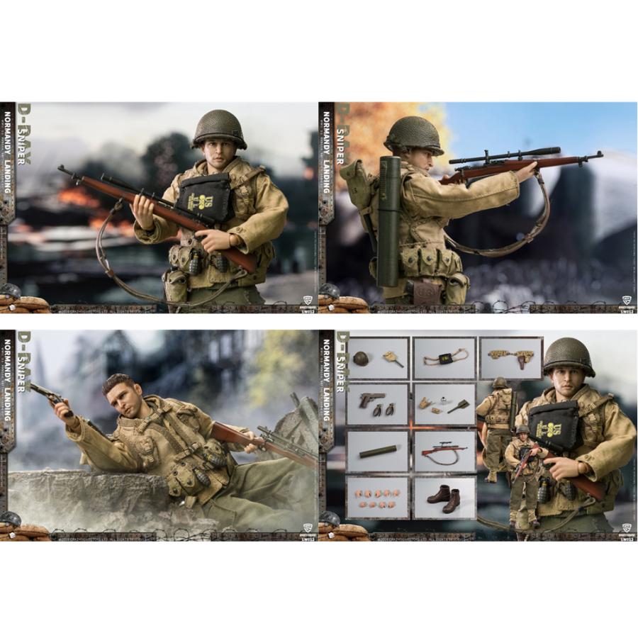CrazyFigure LW012 1/12 (SNIPER) レンジャー WW2 アクション