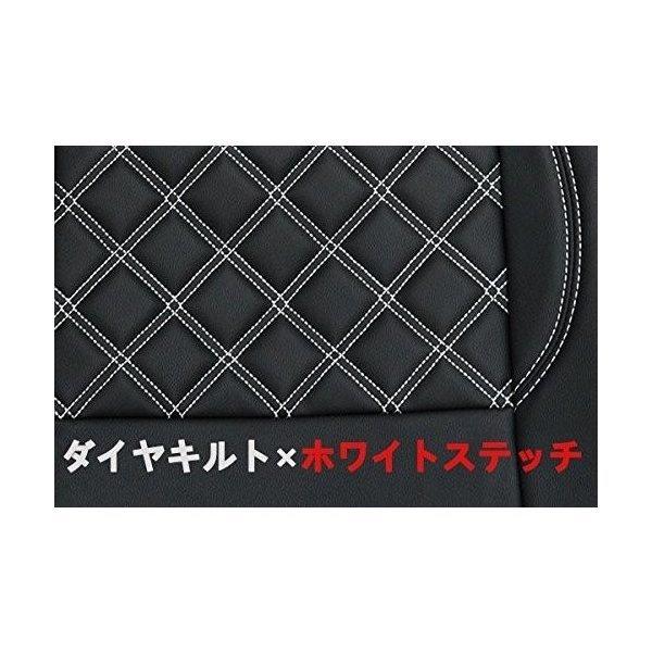 シートカバー いすゞ 07 エルフ ワイド用 キルティング ホワイトキルト 
