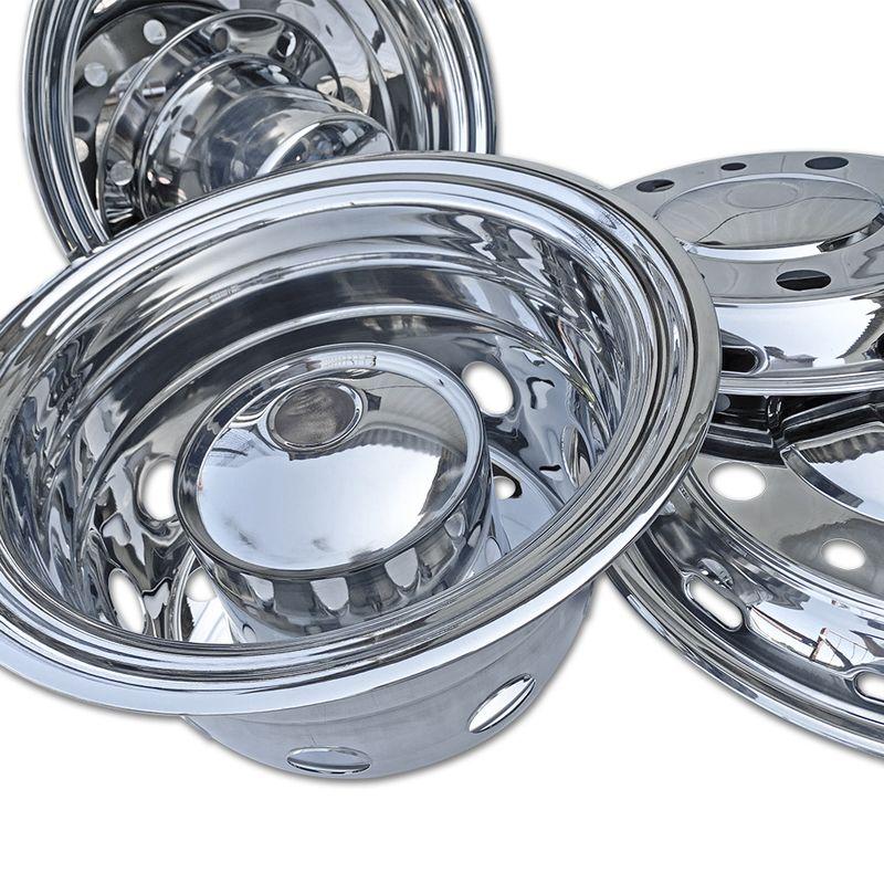 新ISO 22.5×8.25 10穴 対応 ステンレス ホイールライナー カバー 