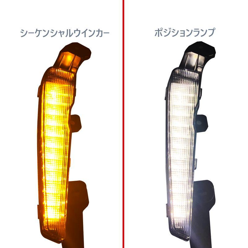 50プリウス 後期 アクセサリーランプキット デイライト 流れる
