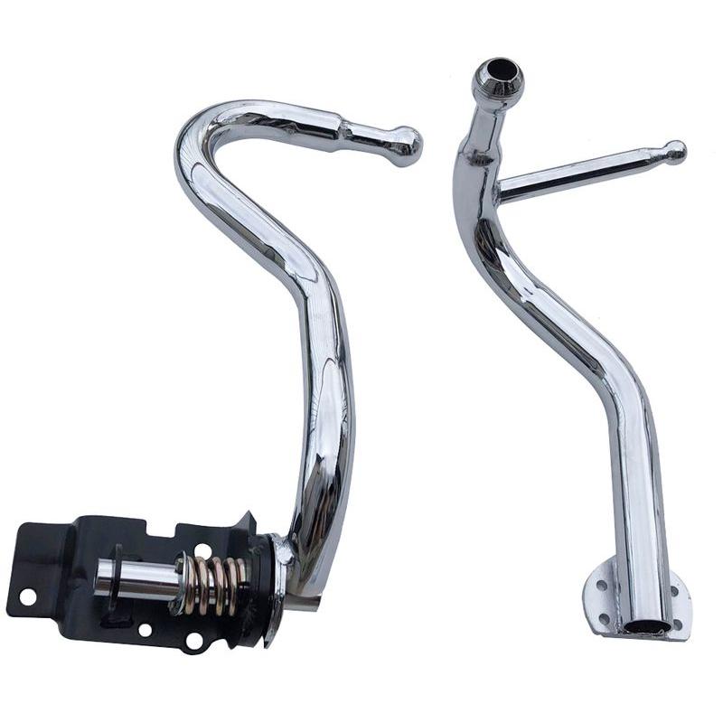 いすゞ 07　エルフ ハイキャブ専用 メッキミラーステー 左右セット いすゞ 07エルフ ハイキャブ専用 メッキミラーステー 手動格納用 左右