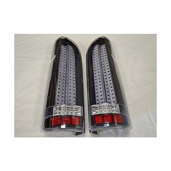 ハイエース 200系 テールライト 縦ライン LED テールランプ　【レッド】 ハイエース 200系 テールライト 縦ライン 赤赤 LED1年保証付 : パーツ