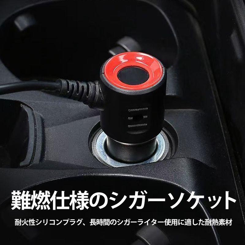 2025新型クールシート 車 シートクーラー【16枚強力ファン搭載】レッド 